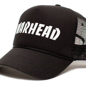 Warhead Hat Unisex Adult Truckers Cap Black Solid